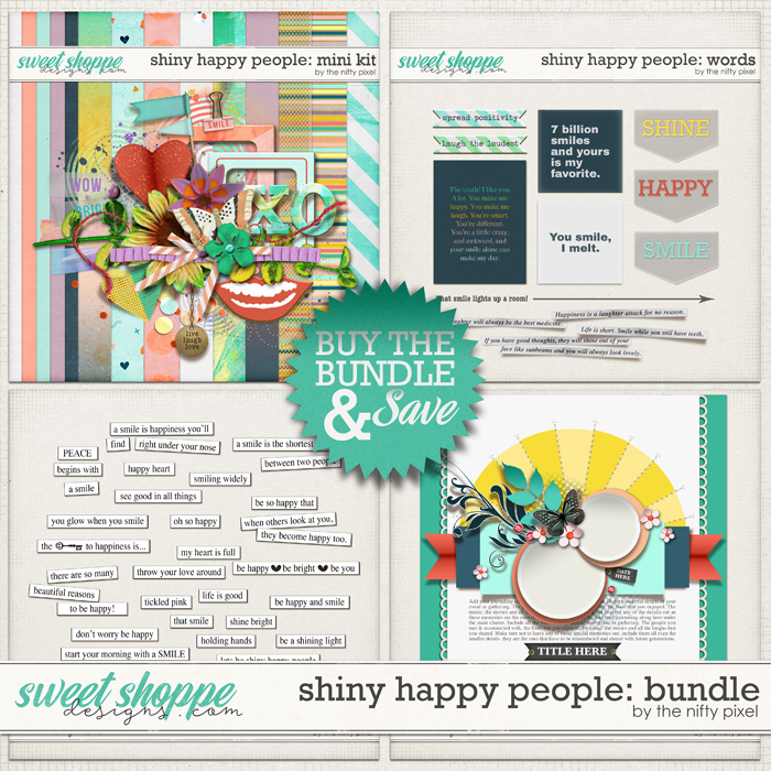 SHINY HAPPY PEOPLE | BUNDLE by The Nifty Pixel