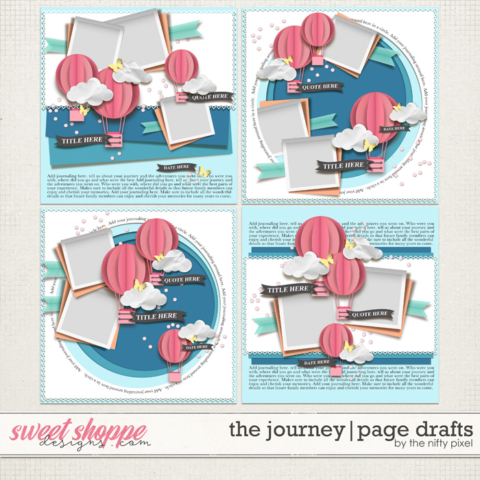 THE JOURNEY | PAGE DRAFTS by The Nifty Pixel