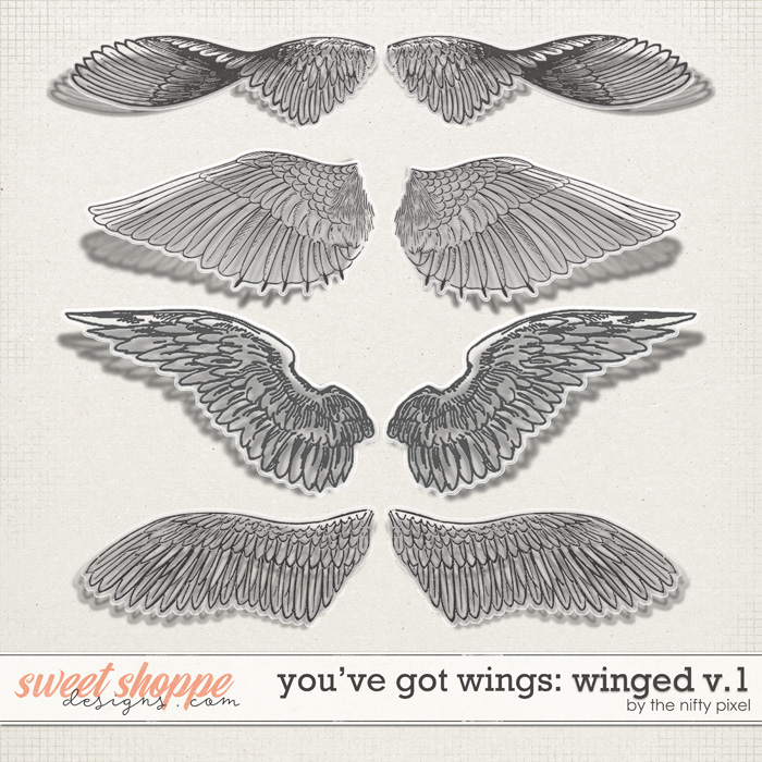 YOU’VE GOT WINGS | WINGED V.1 by The Nifty Pixel