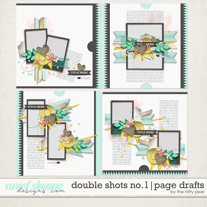 DOUBLE SHOTS No.1 | PAGE DRAFTS by The Nifty Pixel