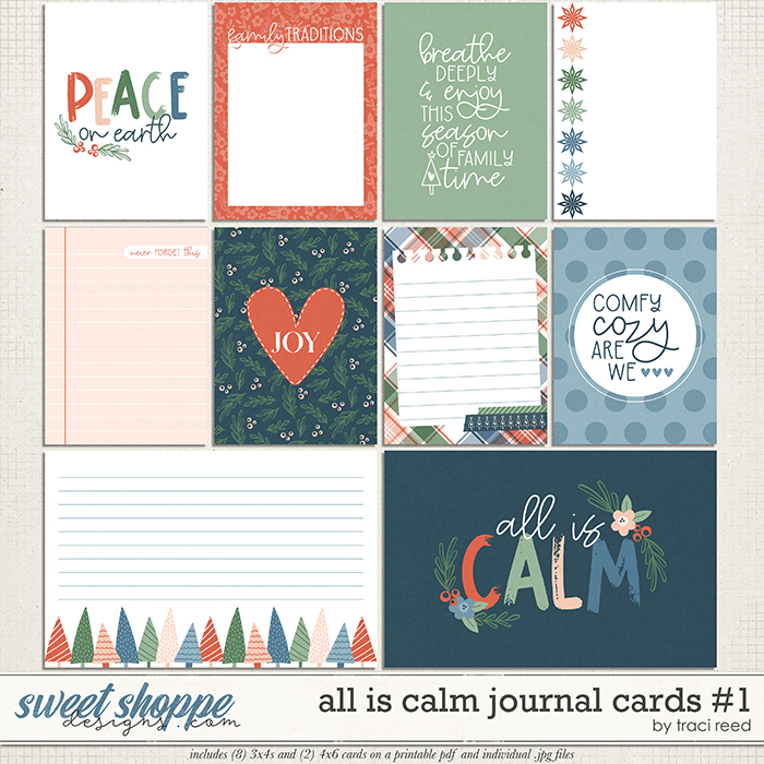 All Is Calm Cards #1 by Traci Reed All Is Calm Cards #1 by Traci Reed
