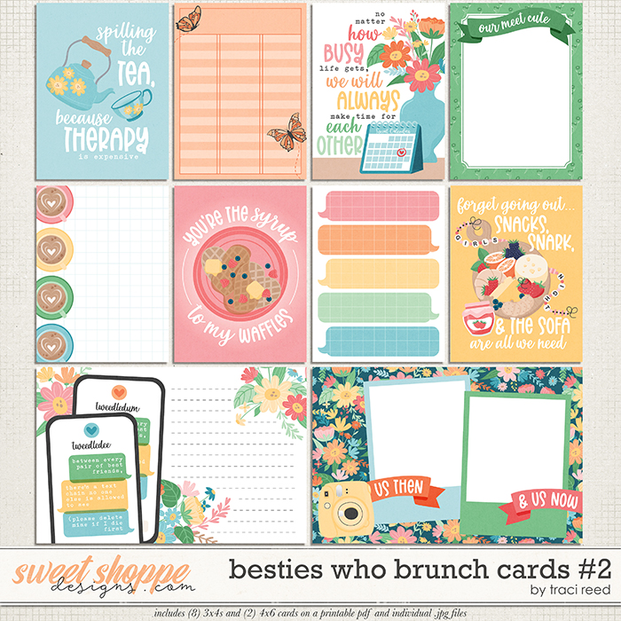 Besties Who Brunch Cards #2 by Traci Reed