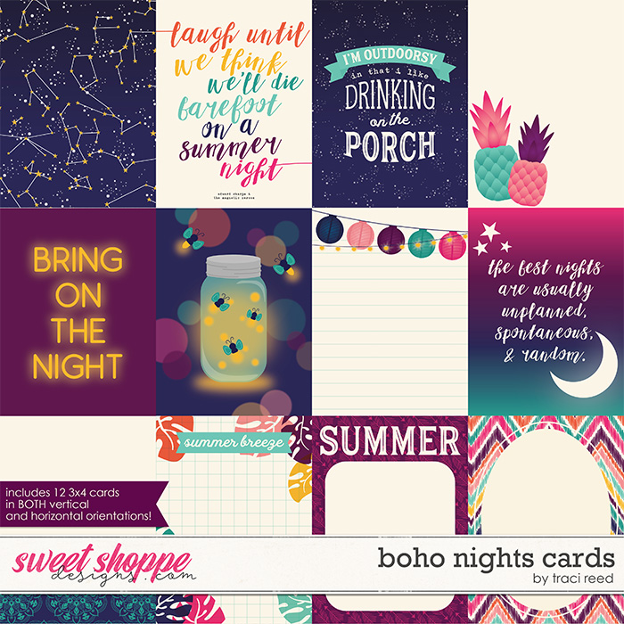 Boho Nights Cards by Traci Reed Boho Nights Cards by Traci Reed