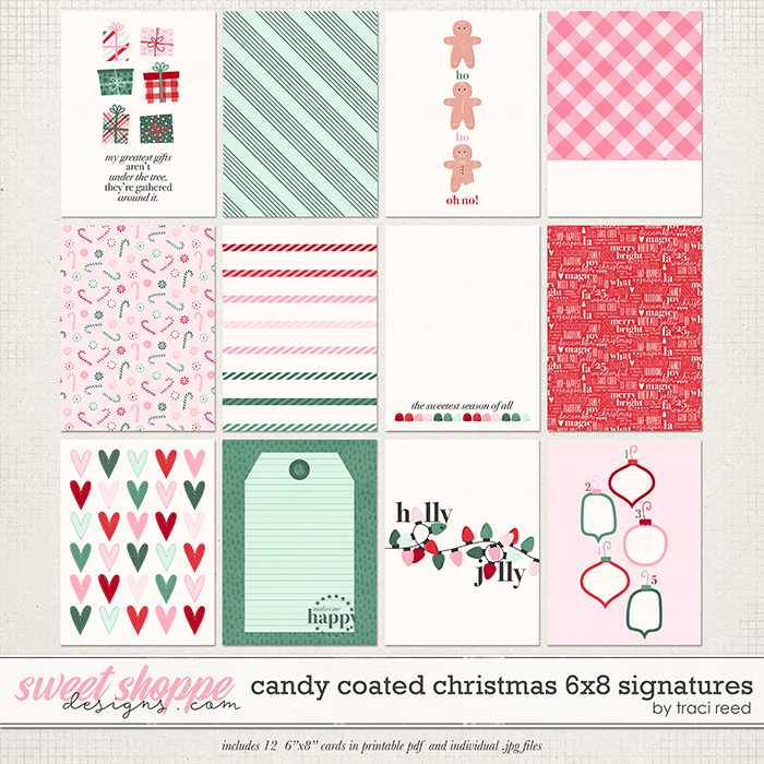 Candy Coated Christmas 6x8 Signatures by Traci Reed