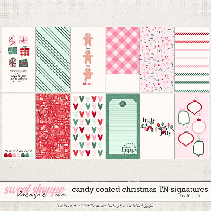 Candy Coated Christmas TN Signatures by Traci Reed