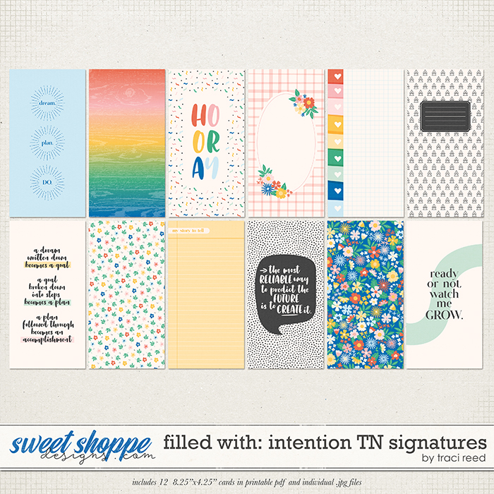 Filled With Intention TN Signatures by Traci Reed