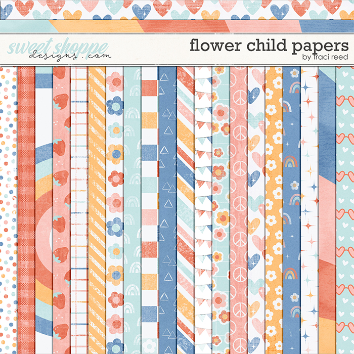 Flower Child Papers by Traci Reed