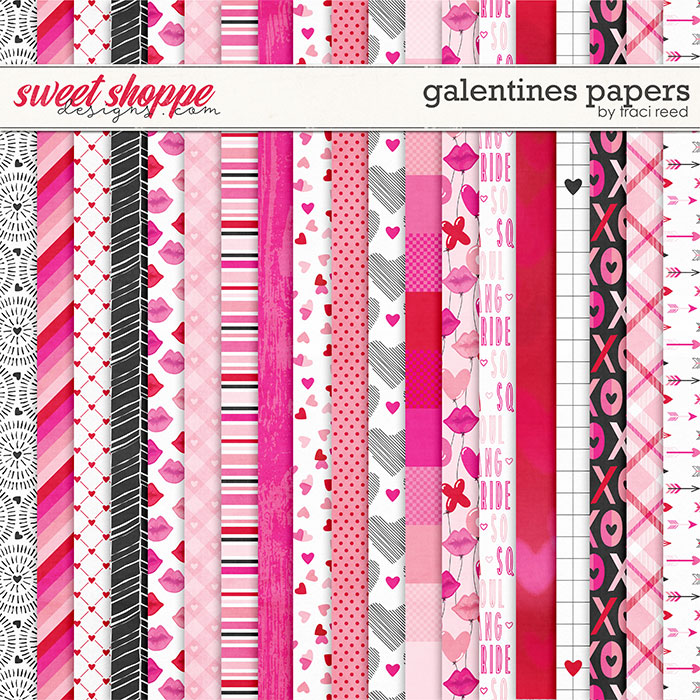 Galentines 12x12 Papers by Traci Reed Galentines 12x12 Papers by Traci Reed