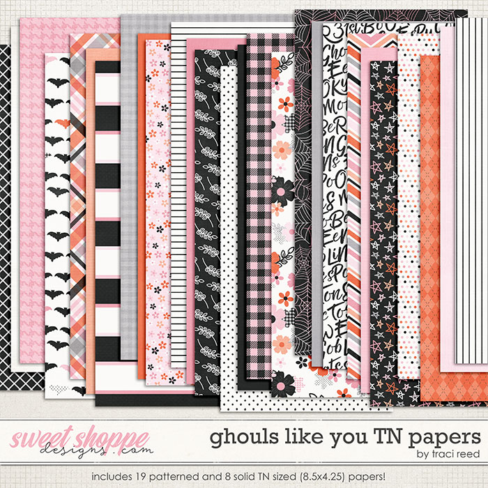 Ghouls Like You: Traveler's Notebook Papers by Traci Reed Ghouls Like You: Traveler's Notebook Papers by Traci Reed