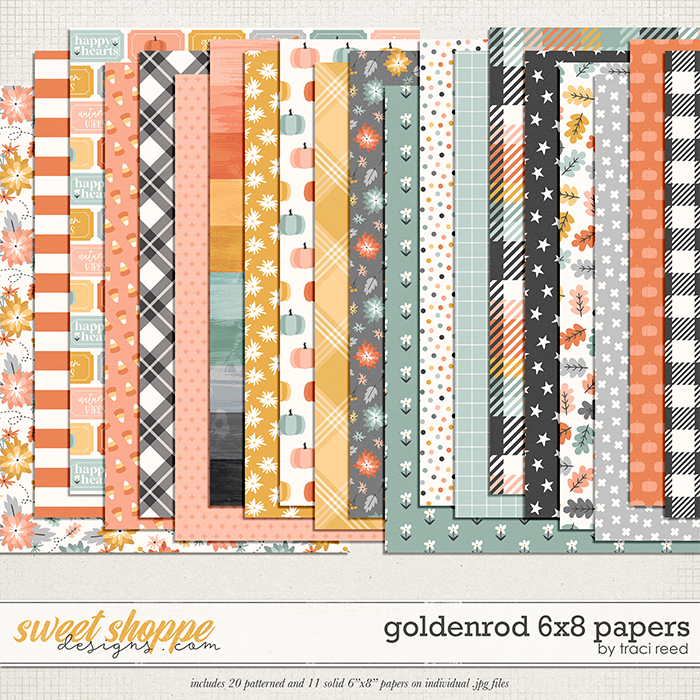 Goldenrod 6x8 Papers by Traci Reed