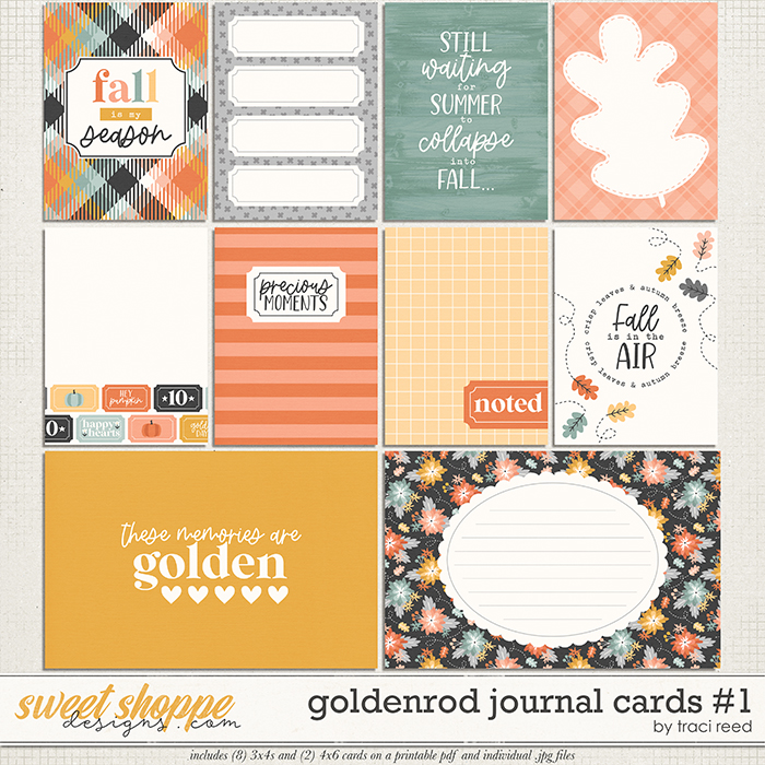 Goldenrod Cards #1 by Traci Reed