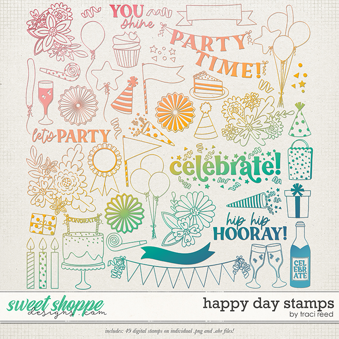 Happy Day Stamps by Traci Reed Happy Day Stamps by Traci Reed