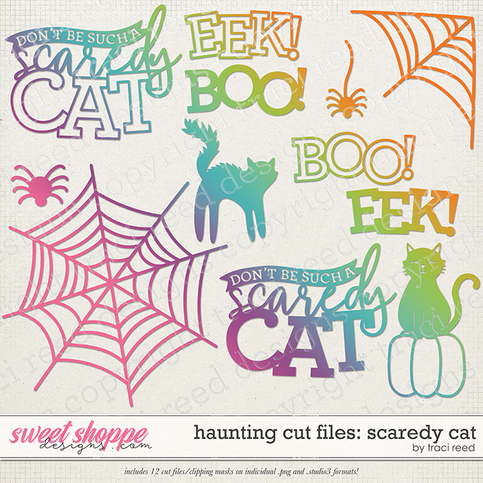 Haunting Scaredy Cat Cut Files by Traci Reed