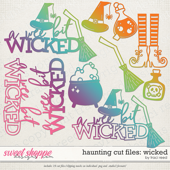 Haunting Wicked Cut Files by Traci Reed