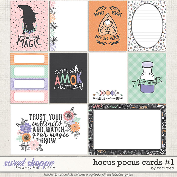 Hocus Pocus Journal Cards #1 by Traci Reed Hocus Pocus Journal Cards #1 by Traci Reed