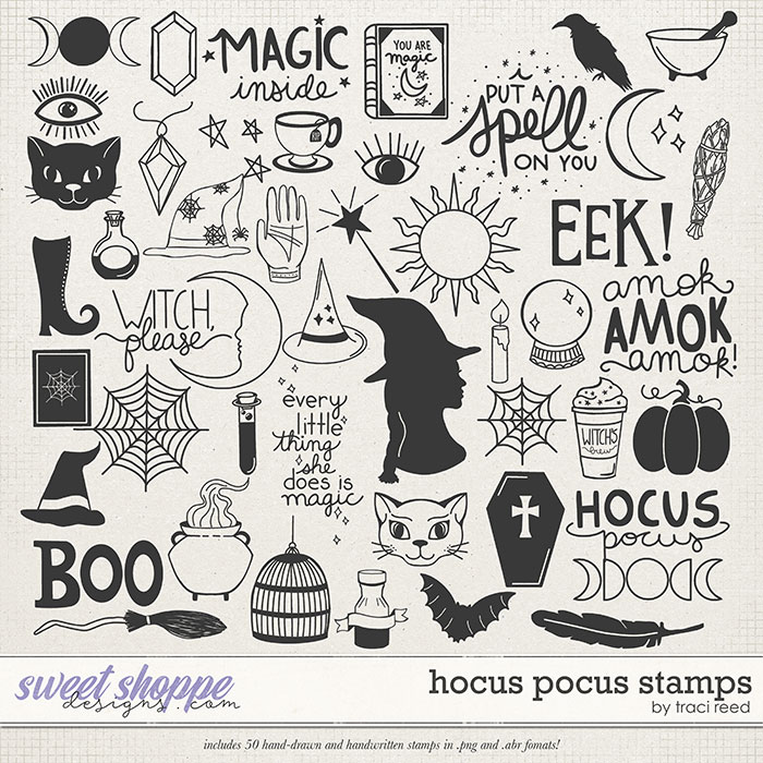 Hocus Pocus Stamps by Traci Reed Hocus Pocus Stamps by Traci Reed