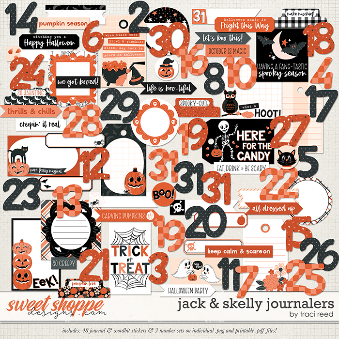 Jack & Skelly Journalers by Traci Reed