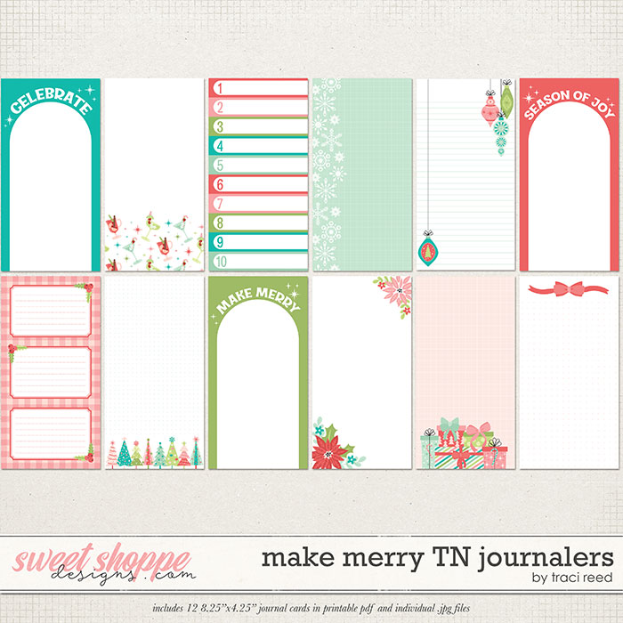 Make Merry TN Journalers by Traci Reed
