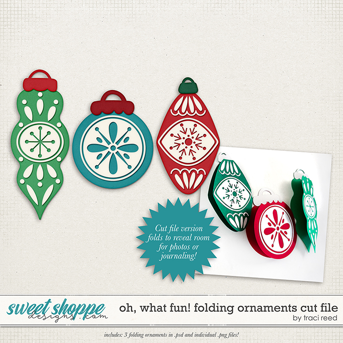 Oh, What Fun! Ornament Cut File by Traci Reed