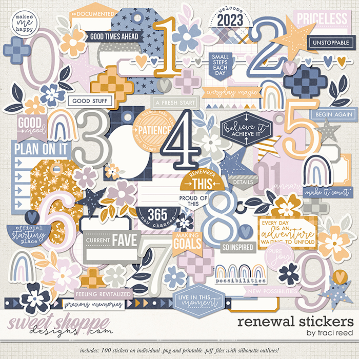 Renewal Stickers by Traci Reed