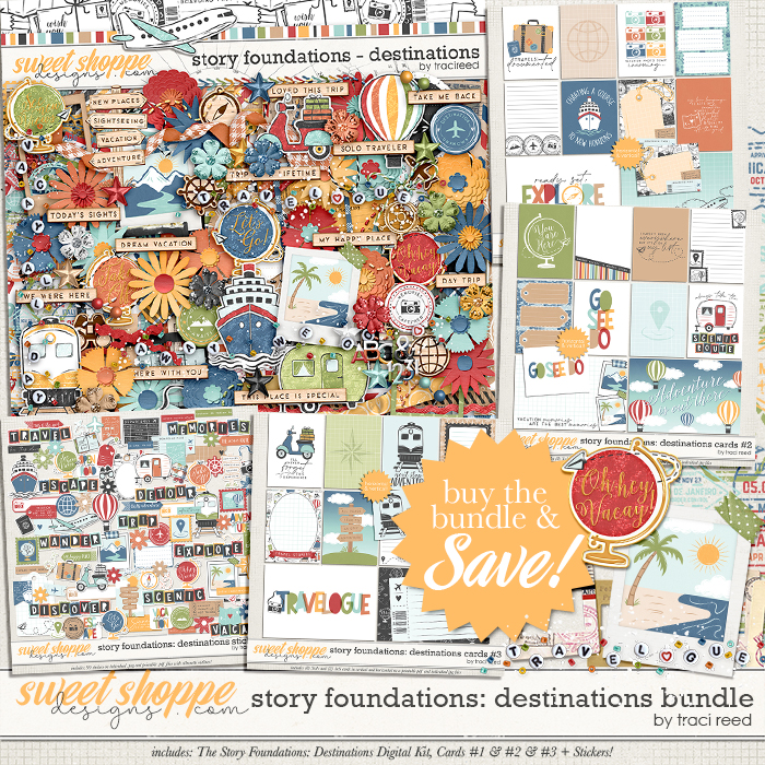 Story Foundations: Destinations Bundle by Traci Reed
