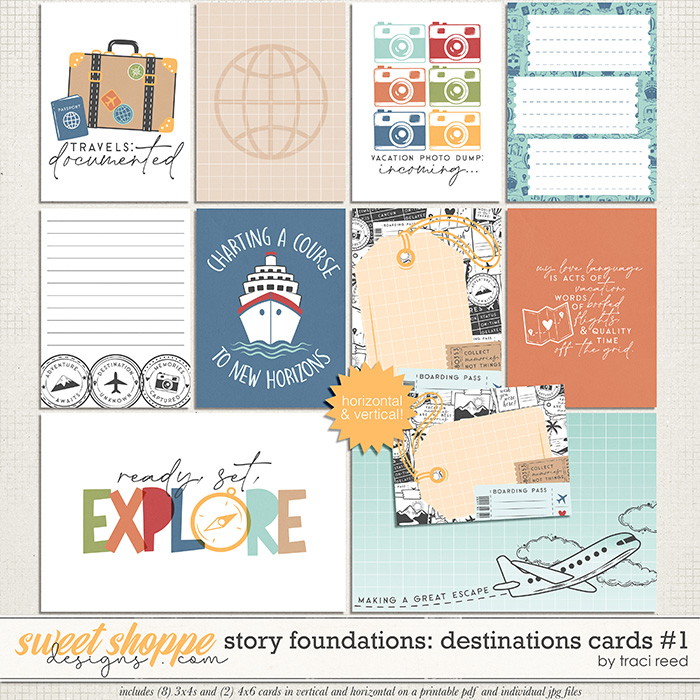 Story Foundations: Destinations Cards #1 by Traci Reed