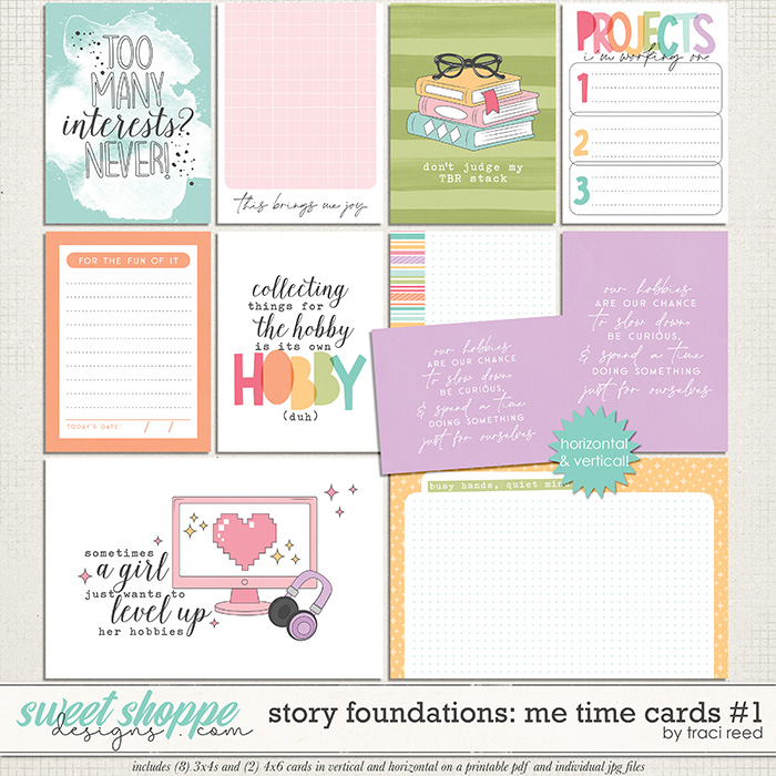Story Foundations: Me Time Cards #1 by Traci Reed