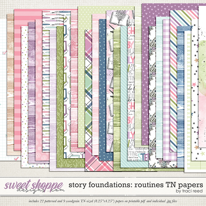 Story Foundations: Routines TN Papers by Traci Reed