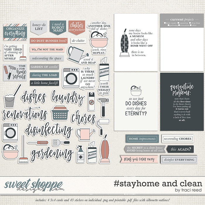 #stayhome and Clean by Traci Reed
