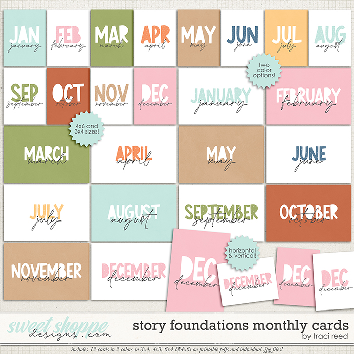 Story Foundations Monthlies by Traci Reed