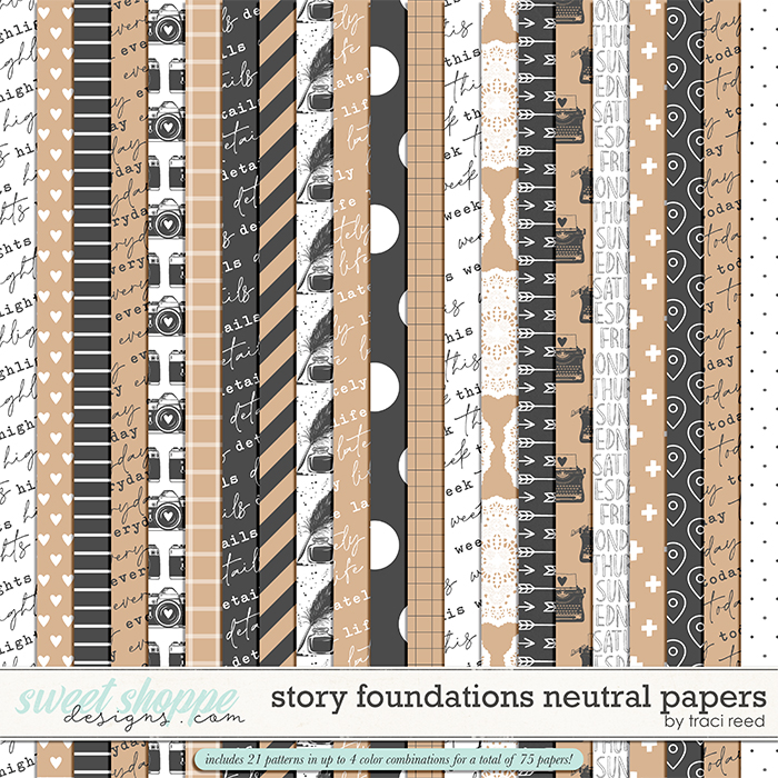 Story Foundations Neutral Papers by Traci Reed