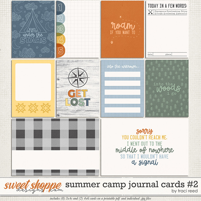 Summer Camp Cards #2 by Traci Reed