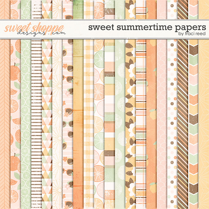 Sweet Summertime 12x12 Papers by Traci Reed Sweet Summertime 12x12 Papers by Traci Reed
