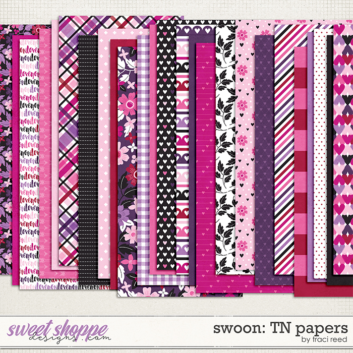 Swoon Traveler's Notebook Papers by Traci Reed Swoon Traveler's Notebook Papers by Traci Reed