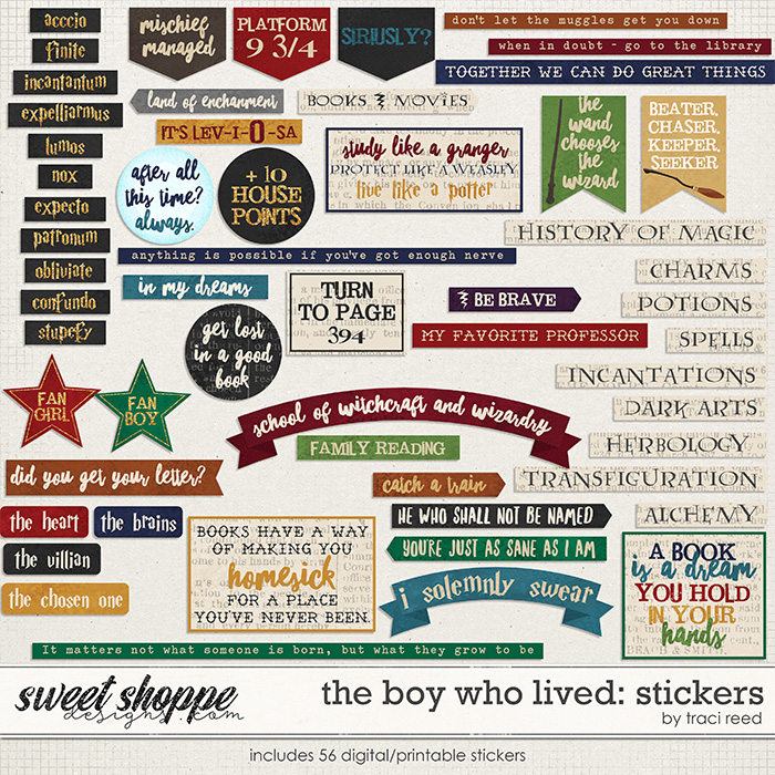 The Boy Who Lived: STICKERS by Traci Reed The Boy Who Lived: STICKERS by Traci Reed