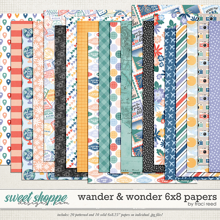 Wander & Wonder 6x8 Papers by Traci Reed