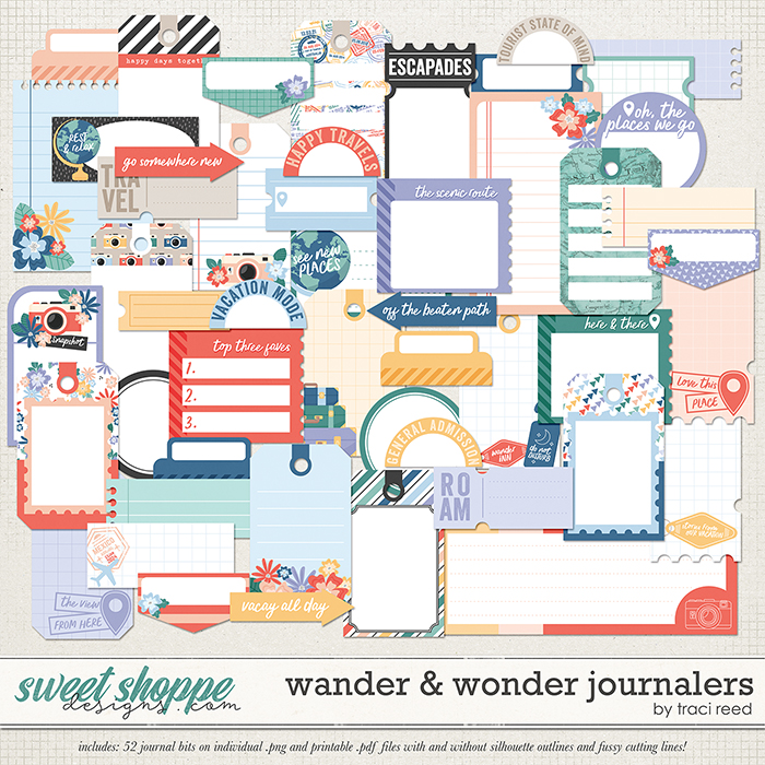 Wander & Wonder Journalers by Traci Reed
