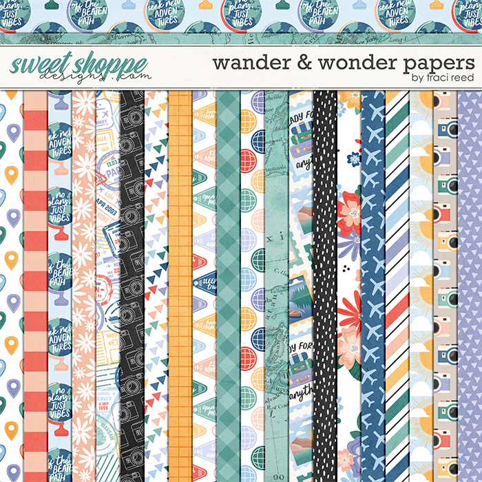 Wander & Wonder Papers by Traci Reed