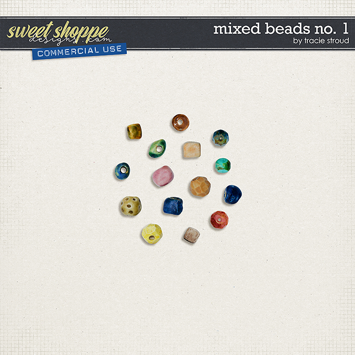CU Mixed Beads no. 1 by Tracie Stroud CU Mixed Beads no. 1 by Tracie Stroud