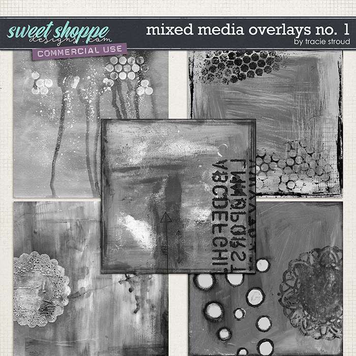 CU Mixed Media Overlays no. 1 by Tracie Stroud CU Mixed Media Overlays no. 1 by Tracie Stroud