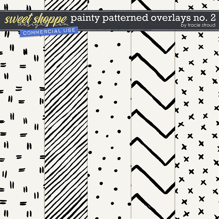 CU Painty Patterned Overlays no 2 by Tracie Stroud CU Painty Patterned Overlays no 2 by Tracie Stroud