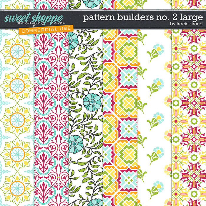 CU Pattern Builders no. 2 Large by Tracie Stroud
