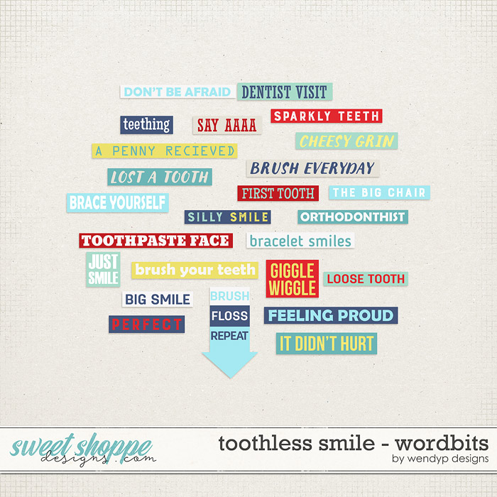 Toothless Smile: Wordbits by WendyP Designs