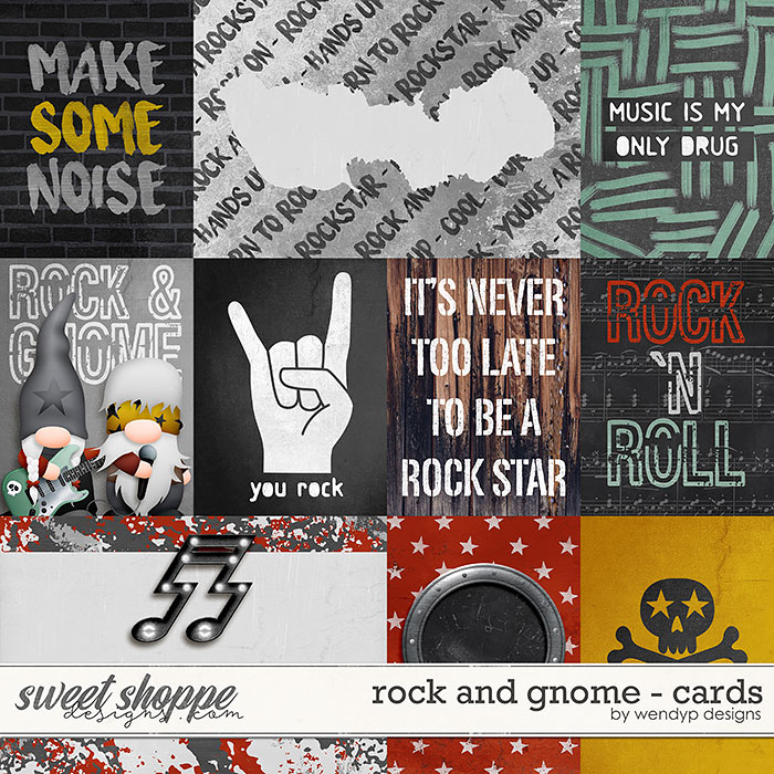 Rock and Gnome - Cards by WendyP Designs Rock and Gnome - Cards by WendyP Designs