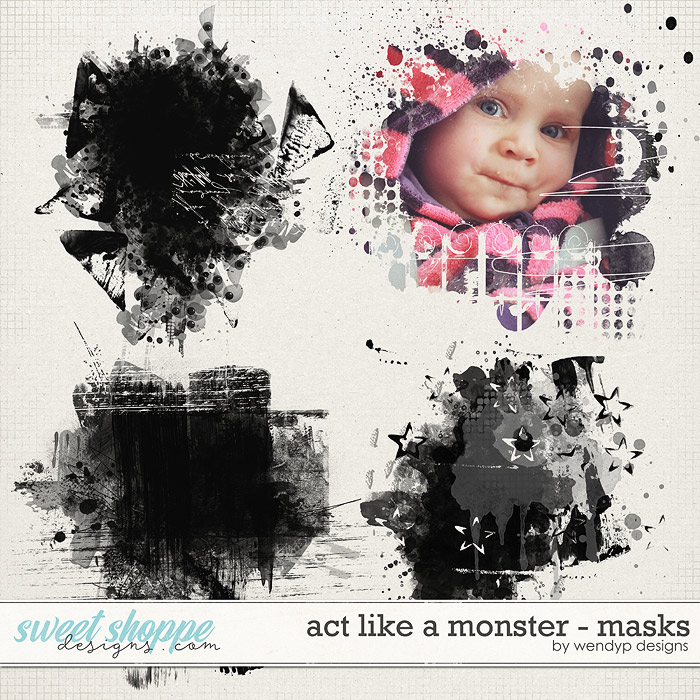 Act like a monster - Masks by WendyP Designs Act like a monster - Masks by WendyP Designs