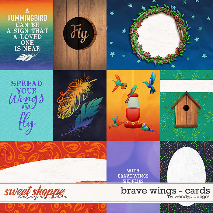 Brave Wings - cards by WendyP Designs Brave Wings - cards by WendyP Designs