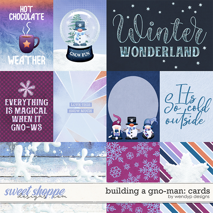 Building a gno-man: cards by WendyP Designs