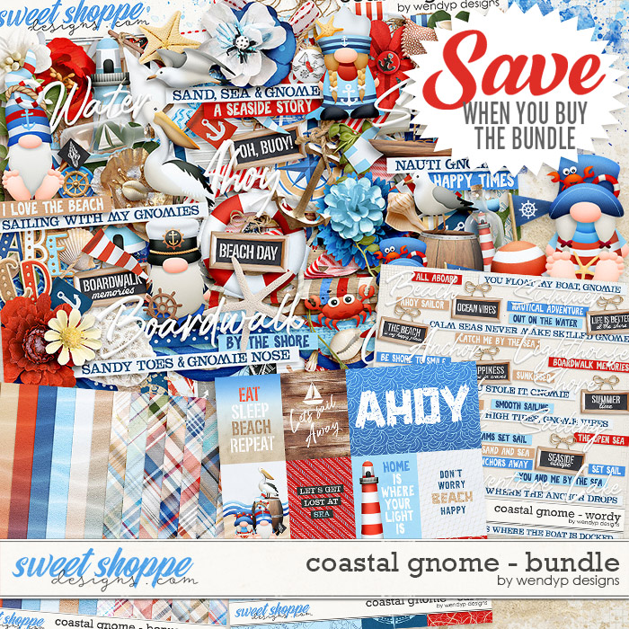 Coastal gnome - Bundle by WendyP Designs