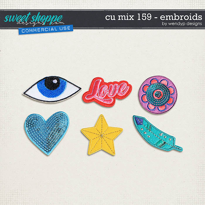 CU Mix 159 - Embroids by WendyP Designs