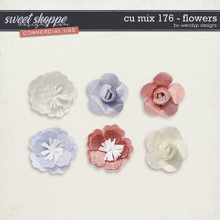 CU Mix 176 - flowers by WendyP Designs